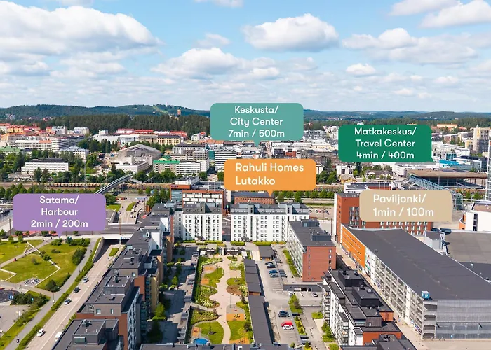 Rahulihomes, Kolmio, Sauna, 2wc, Autohallipaikka, Parveke Apartment